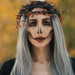 Musegetes Ombre Silver Straight Synthetic Lace Front Wig HS0021